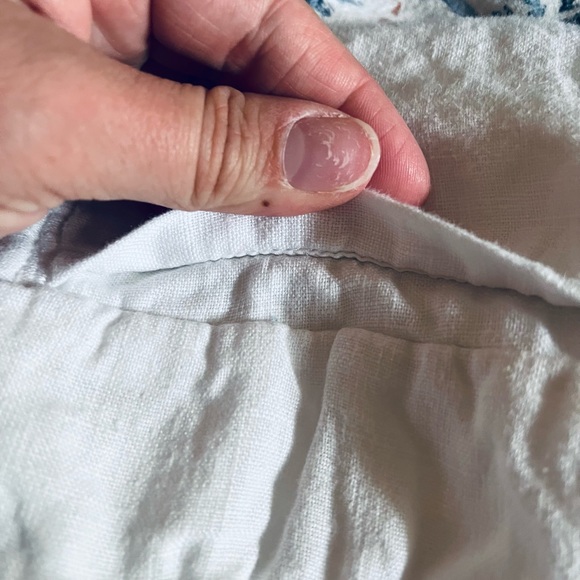 NWOT Athleta White Retreat Linen Jogger size 14 - Picture 11 of 12